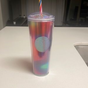 Rainbow Starbucks cup